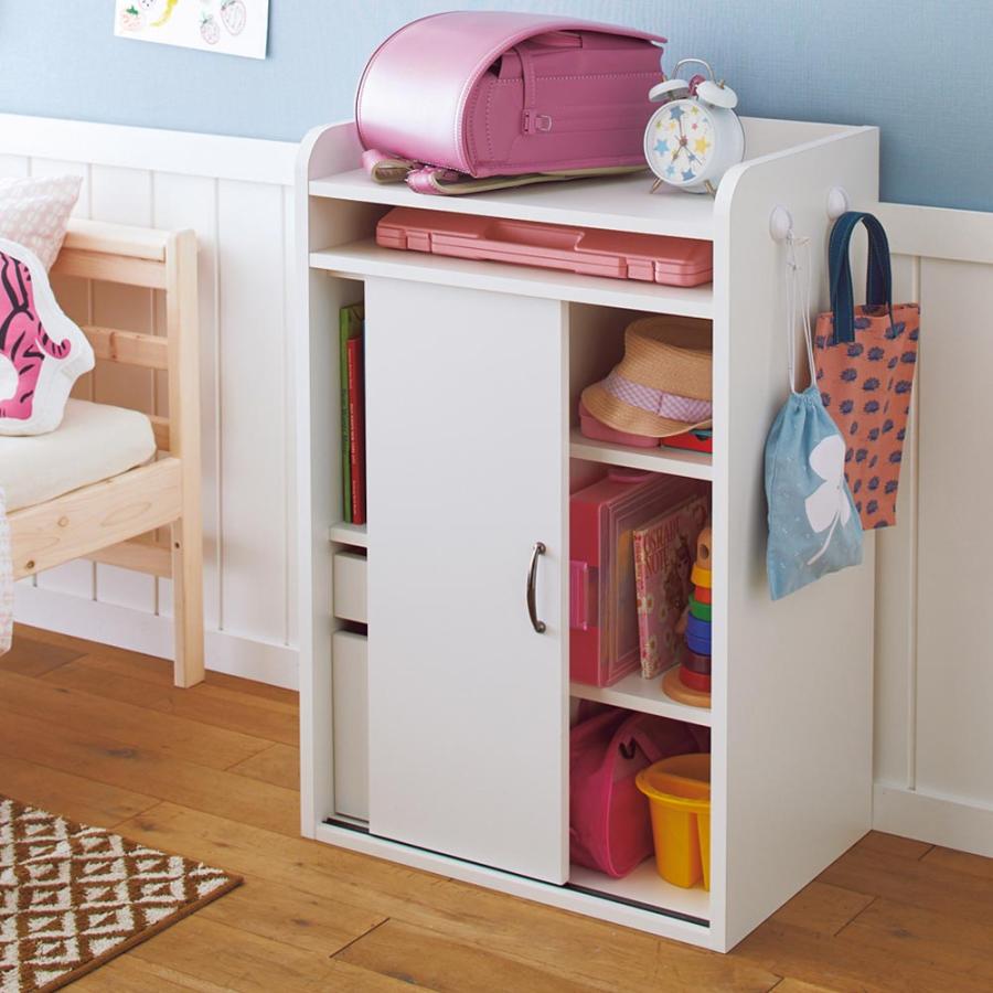 店長大暴走 クリアランスsale 家具 収納 子供部屋 ベビー用品 ランドセルラック 隠せる片引き戸ランドセルラック 幅60cm セールsale Www Yalaphone Com