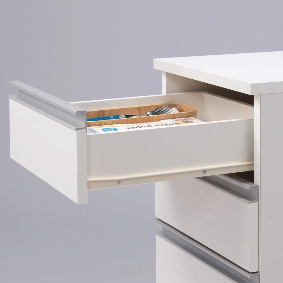 ［幅39奥行61高さ88cm］分別ゴミ箱付きすき間収納庫 3分別 日本製 キッチン収納 キッチンストッカー 隙間収納 640716の画像
