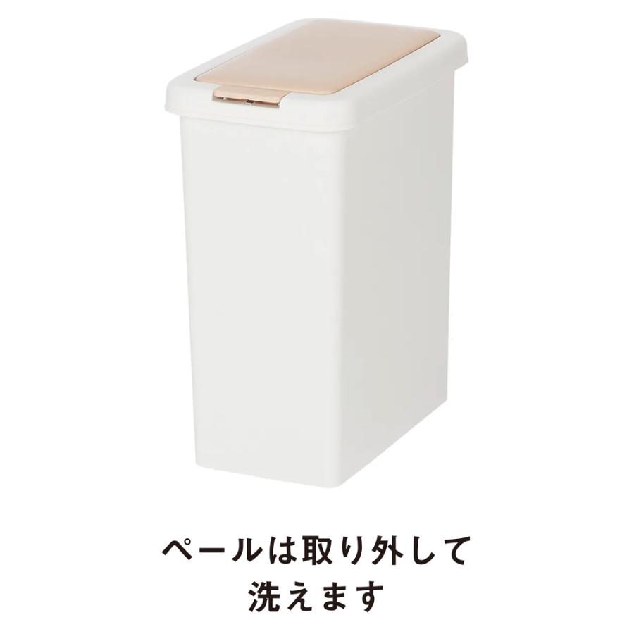 dinos（ディノス） 組立不要 スライドテーブル付きキッチン収納 ゴミ箱