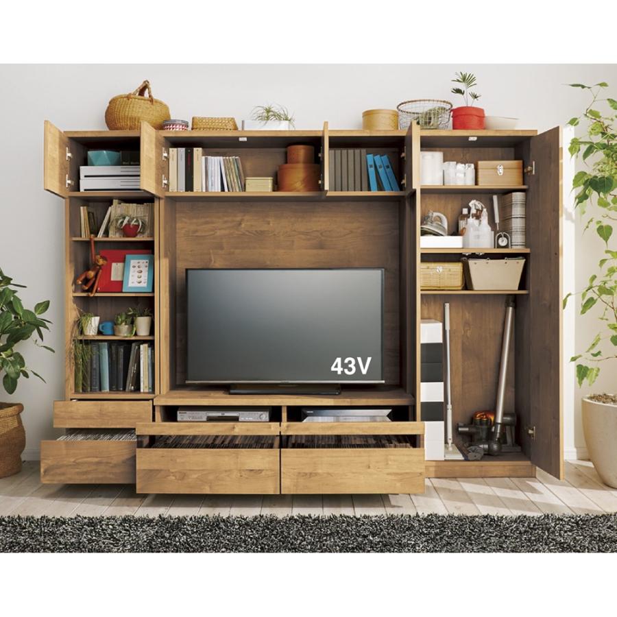 dinos（ディノス） 32 40インチ テレビ台 幅120.5高さ166.5cm 【天然木