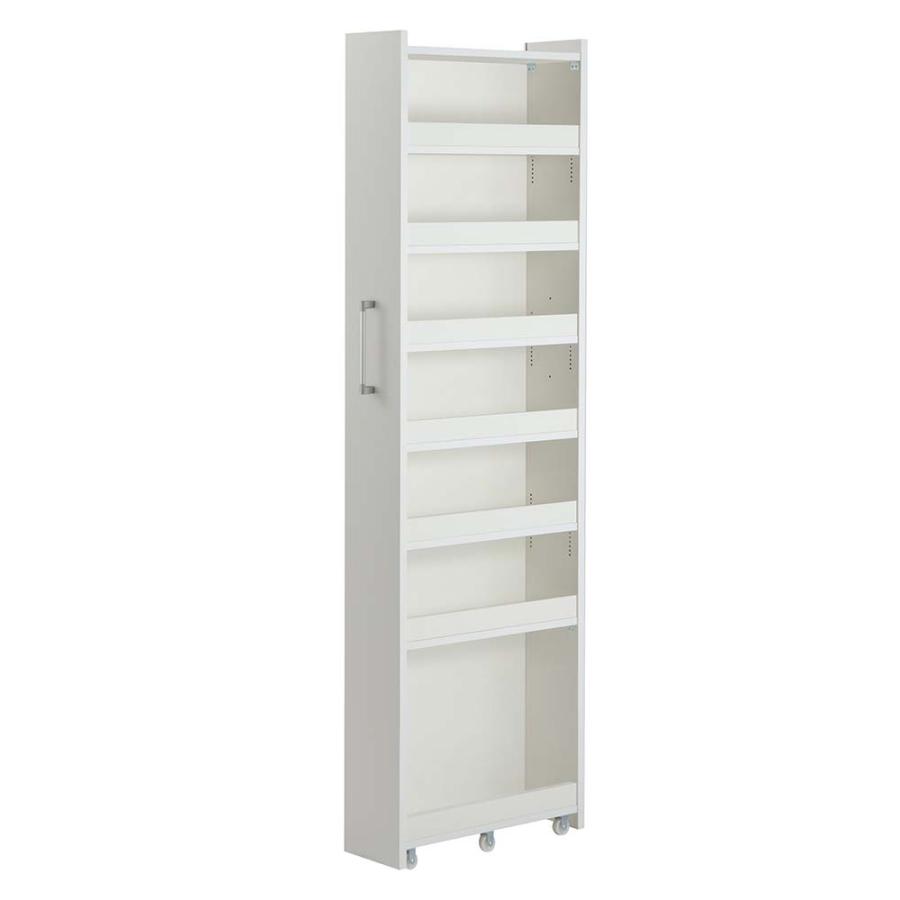 ［幅19奥行55cm］ 52サイズから選べる頑丈すき間収納ワゴン 完成品 日本製 キッチン収納 キッチンストッカー 隙間収納 640136の画像