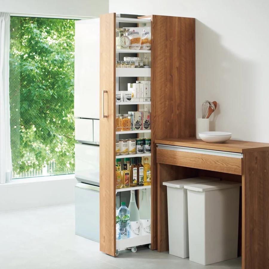 dinos（ディノス） キッチン 冷蔵庫横 隙間 すき間 収納 おしゃれ 北欧