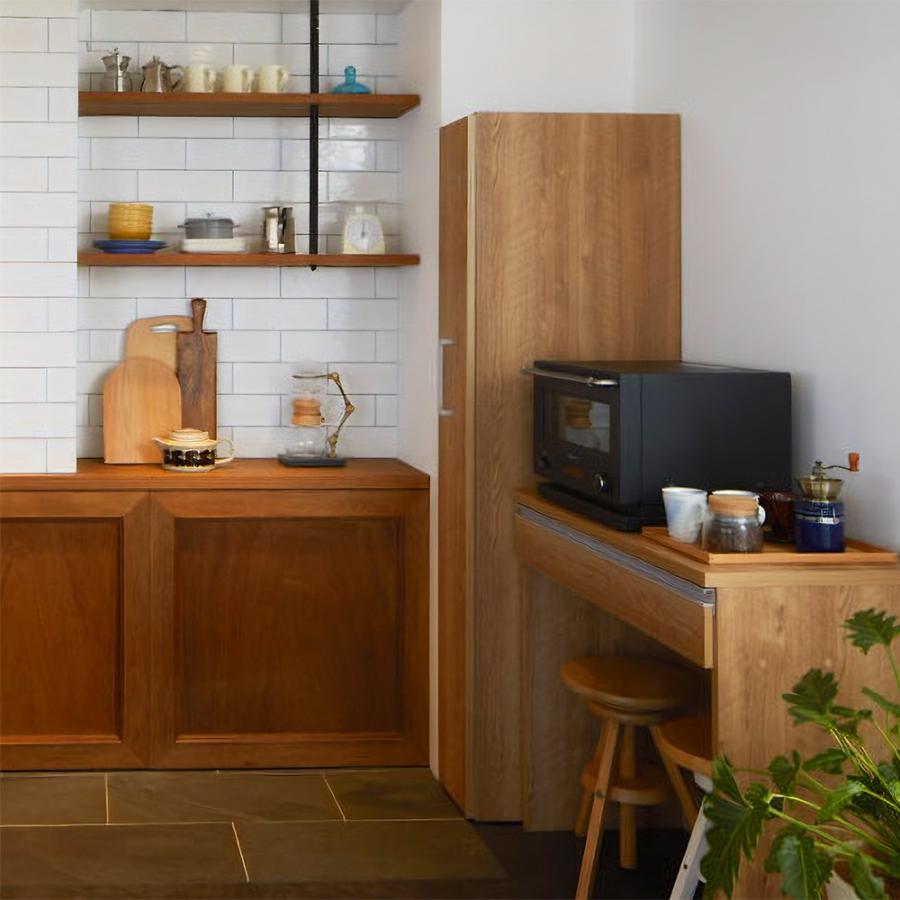 dinos（ディノス） キッチン 冷蔵庫横 隙間 すき間 収納 おしゃれ 北欧