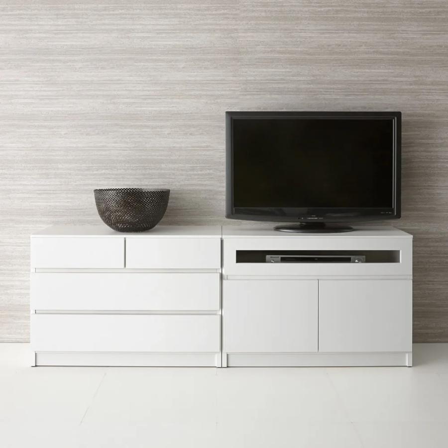 【完成品・国産家具】ベッドルームでコンパクト設置シアターシリーズ チェスト 幅45cm高さ55cm リビング収納 リビング 642910の画像