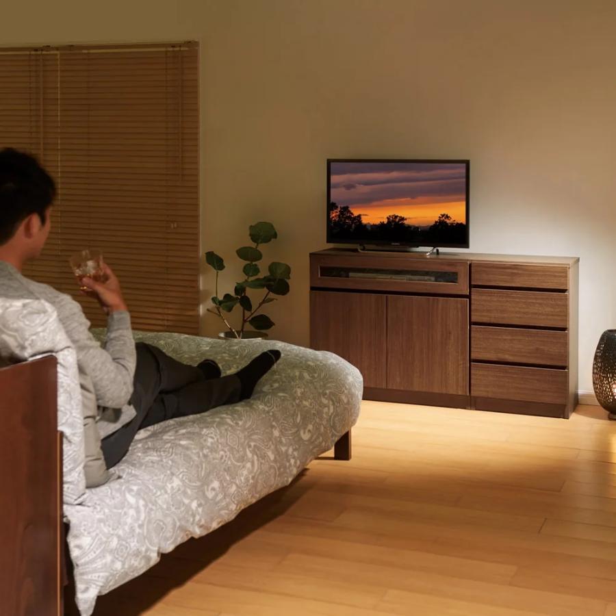 dinos（ディノス） ハイタイプテレビ台 幅105高さ70cm 【コンパクト