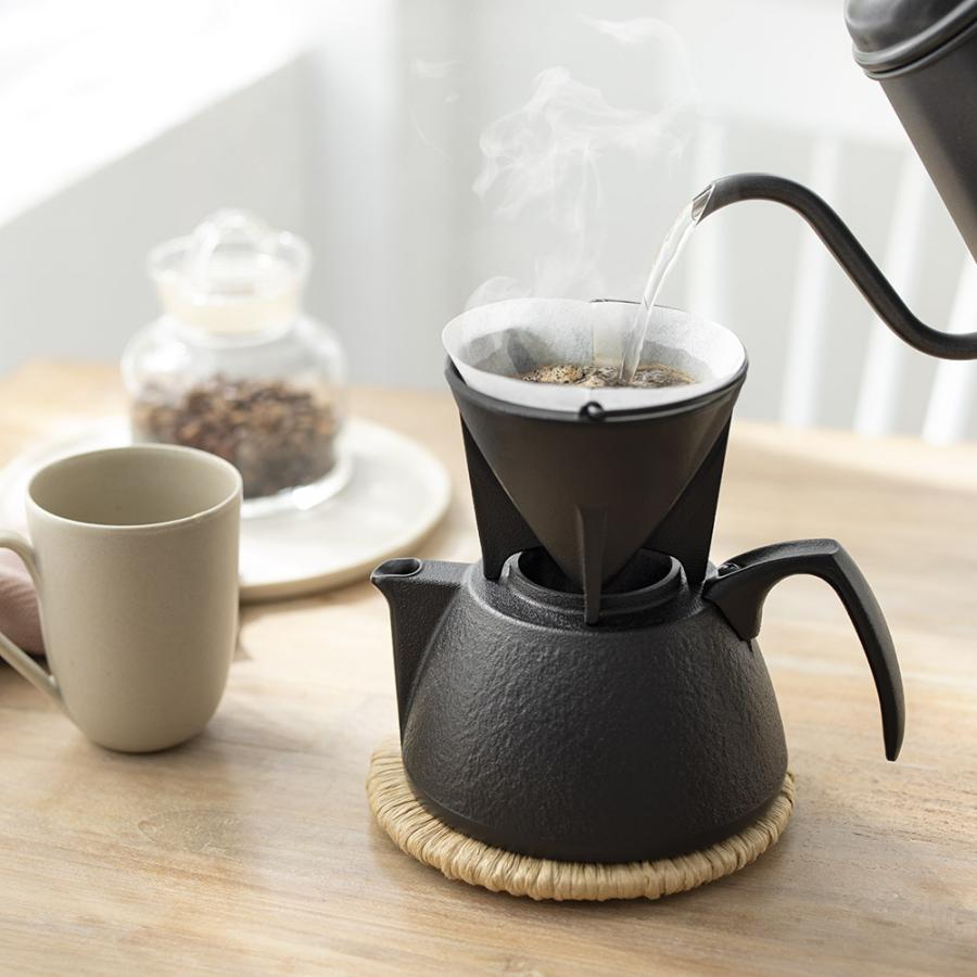 dinos（ディノス） 鉄瓶・急須としても使える南部鉄器コーヒーポット