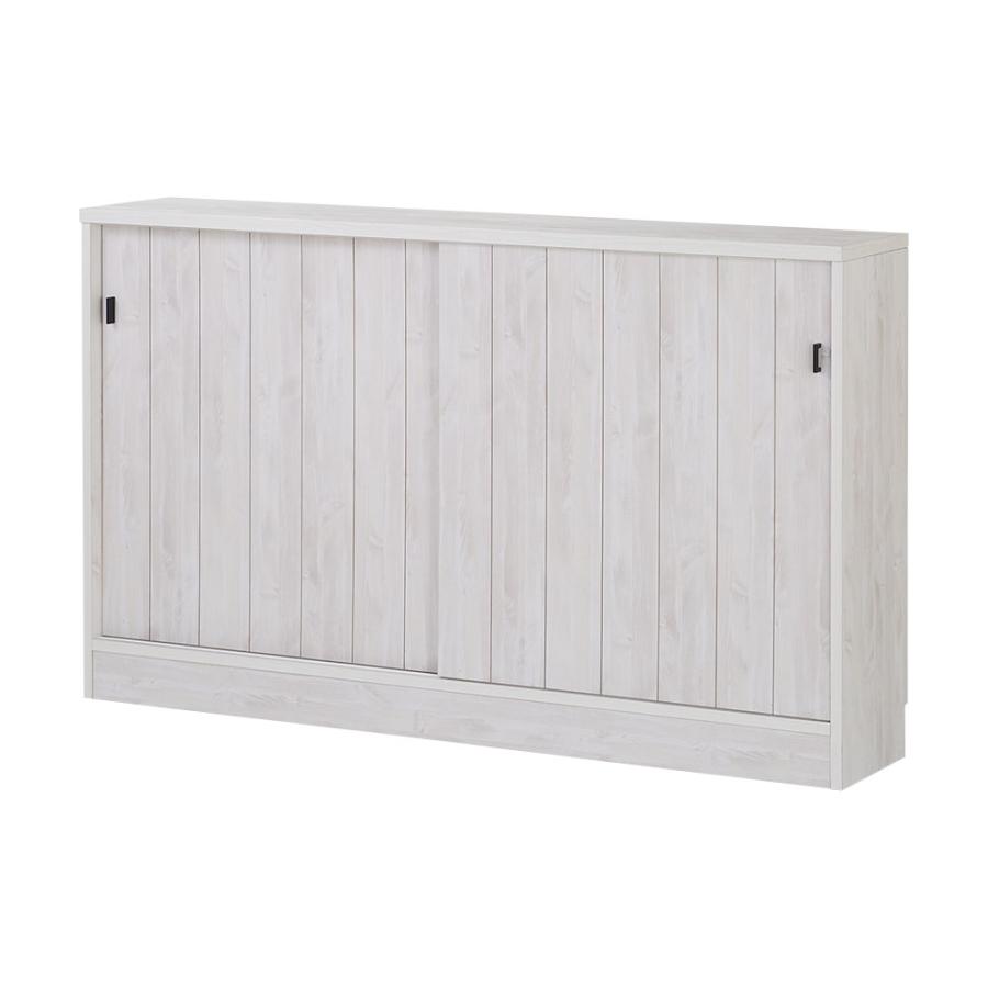 dinos（ディノス） ヴィンテージ調ホワイト木目カウンター下収納庫 幅