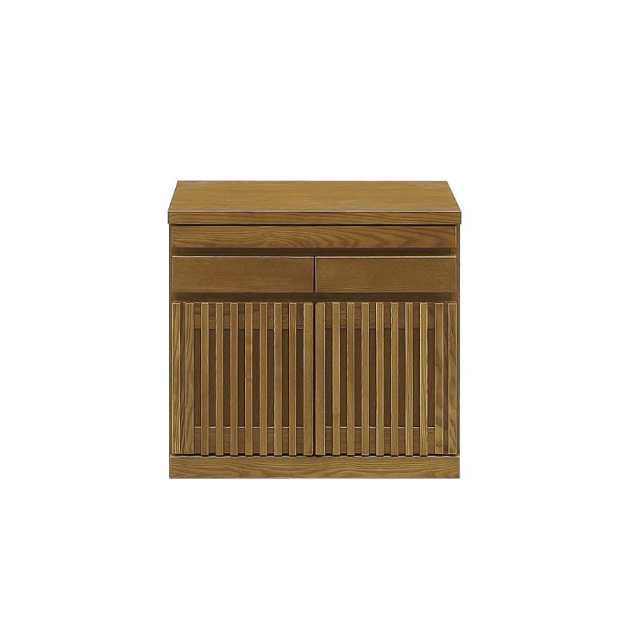 dinos（ディノス） 格子天然木仏壇キャビネット 高さ56cm リビング収納