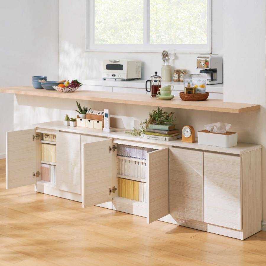 dinos キッチン カウンター 下 収納 DIY 3台セット