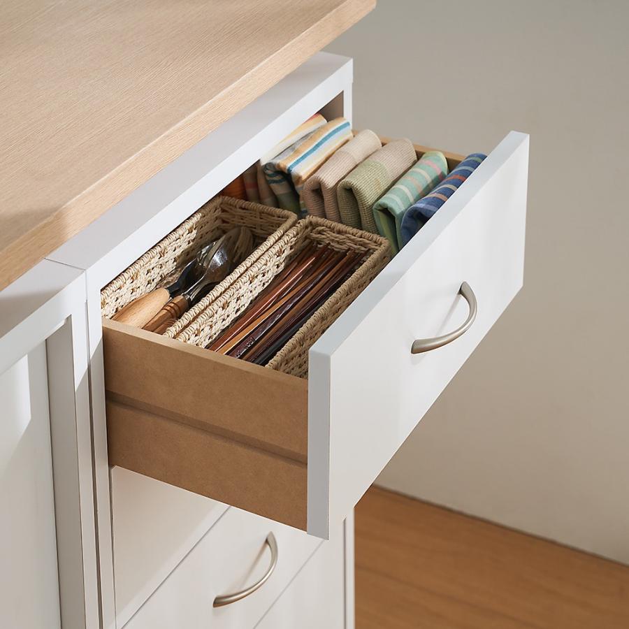 キッチンカウンター下収納　dinos Amazon｜ディノス キッチン収納 キッチンカウンター下収納 幅90cm・3枚