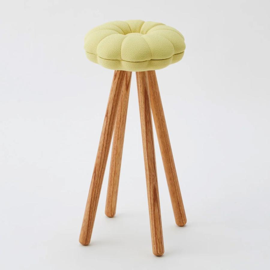 dinos センダン天然木モナカシリーズ スツール 菊 ハイタイプ 高