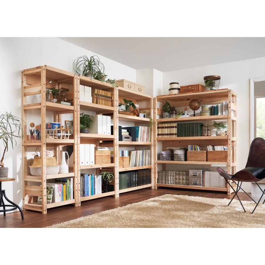 日田杉 天然木頑丈ラック 収納ラック 天然木 本棚 書棚 ディスプレイラック 日田杉 天然木頑丈ラック 収納ラック 天然木 本棚 書棚