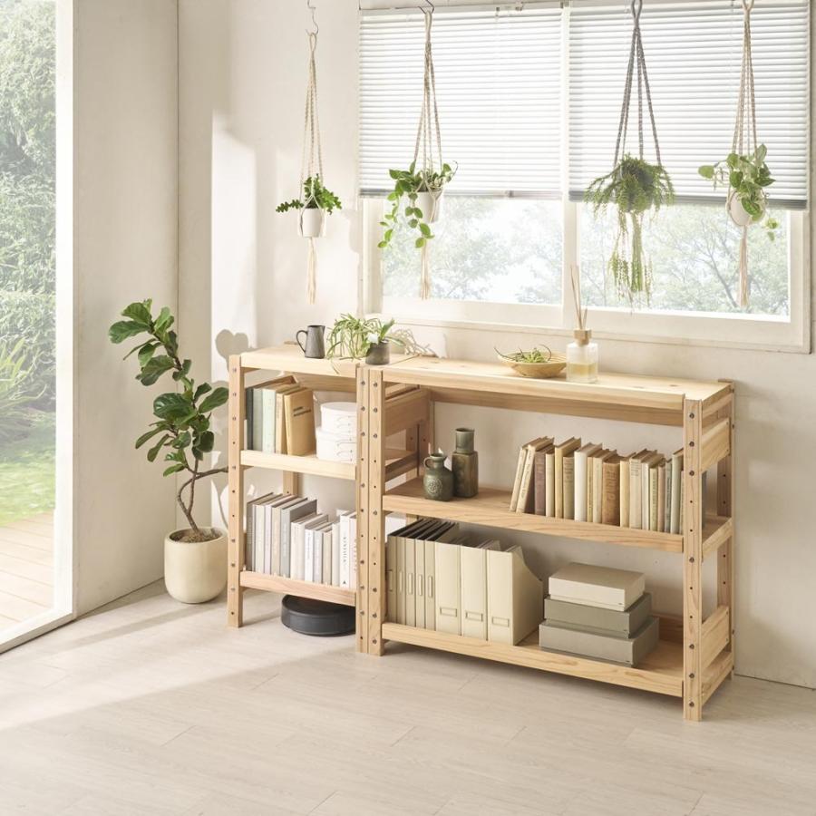 dinos（ディノス） 日田杉 天然木頑丈ラック ハイタイプ 幅150cm