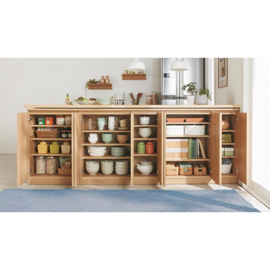 キッチンカウンター下収納　dinos dinos（ディノス） シンプルカウンター下収納庫（奥行22高さ97cm） 4枚