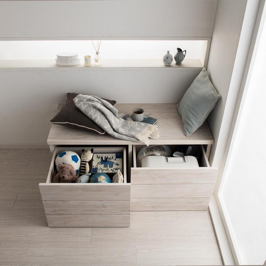 【ボックス付き収納ワゴン】リバーシブル(ホワイト/シルバー)ディノス ボックス付きリバーシブル すき間収納庫 幅15奥行47cm 通販 - ディノス