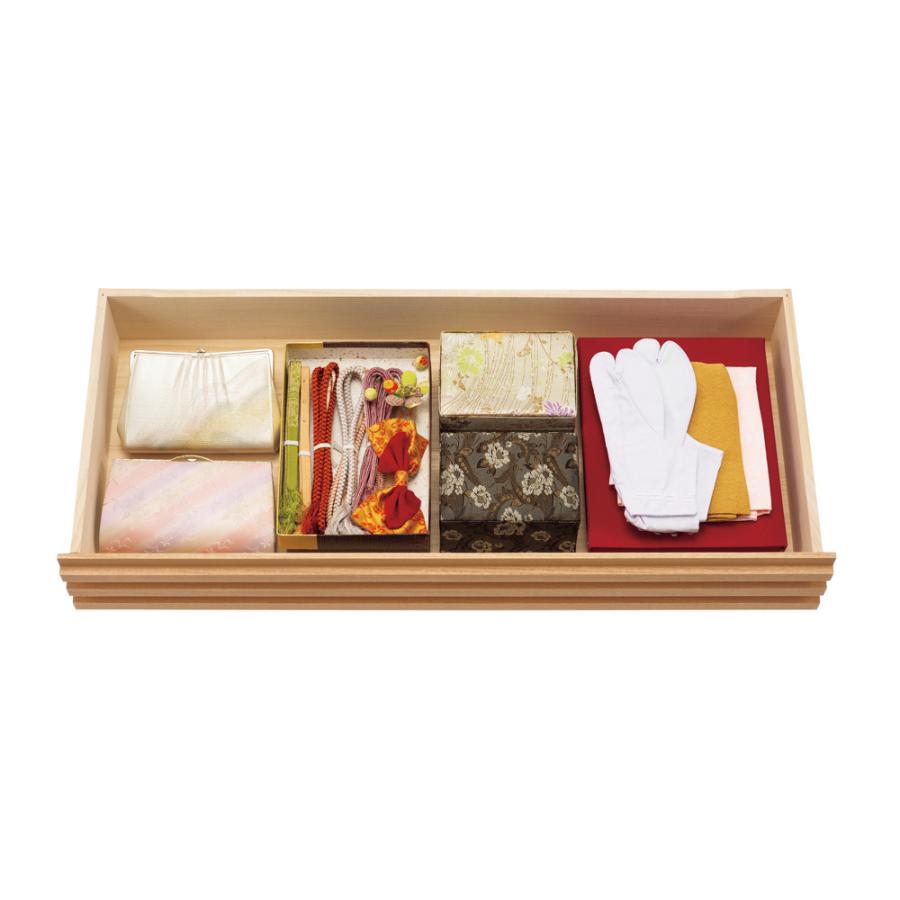 総桐　ローチェスト　4段（着物用） 横格子総桐チェスト 着物収納 4段・高さ41cm 幅99cm奥行45cm 通販
