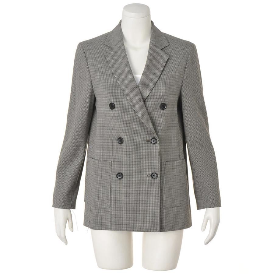 尾州産 千鳥柄ストレッチ ダブルジャケット サステナブル 118902