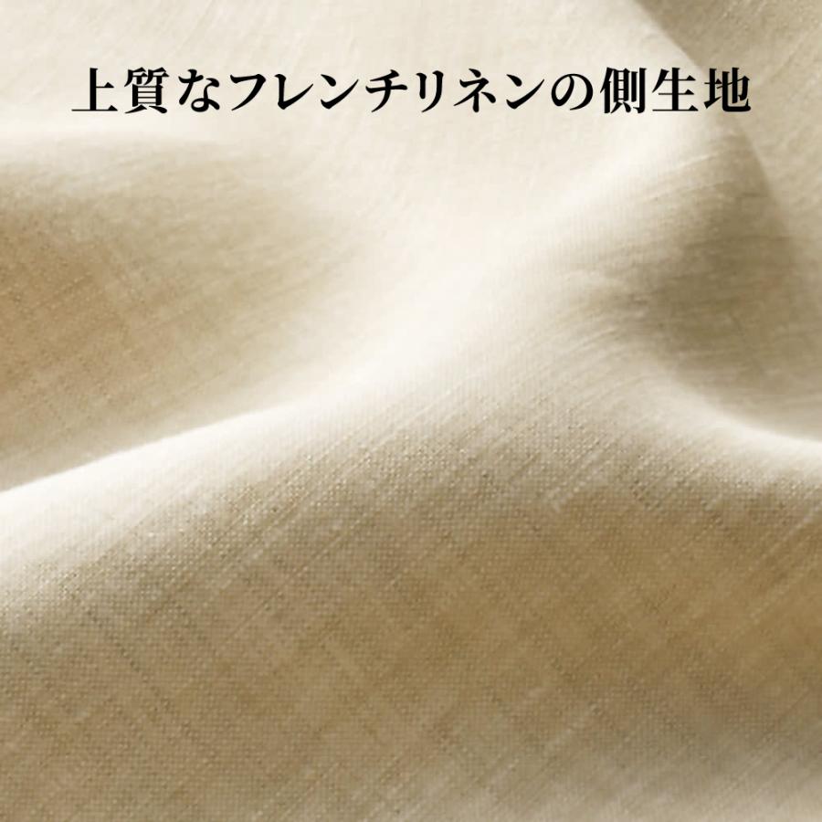≪セミダブル≫洗える本麻シリーズ ボックスシーツ 布団カバー シーツ ボックスシーツ ベッドシーツ 650306 ディノス_2