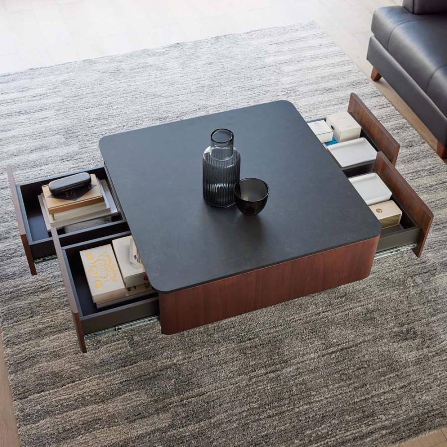 dinos（ディノス） Finuras/フィヌラス 収納付き リビングテーブル 幅