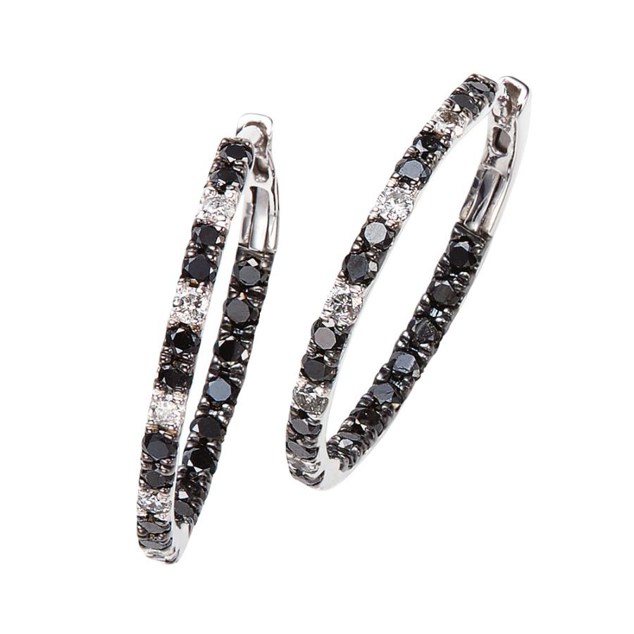 ジュエリー アクセサリー ダイヤモンド ルビー ブラックダイヤ フープ  