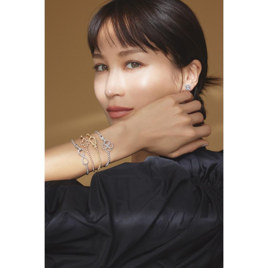 ジュエリー アクセサリー ダイヤモンド K18 1ctダイヤ ブレスレット(馬蹄) J69002 ジュエリー アクセサリー ダイヤモンド K18 1ctダイヤ ブレスレット(馬蹄) J69002