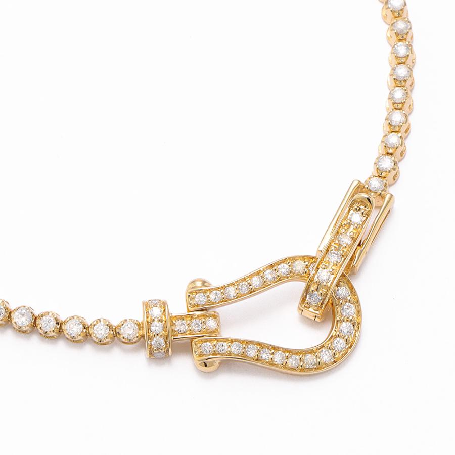 ジュエリー アクセサリー ダイヤモンド K18 1ctダイヤ ブレスレット(馬蹄) J69002 ジュエリー アクセサリー ダイヤモンド K18 1ctダイヤ ブレスレット(馬蹄) J69002