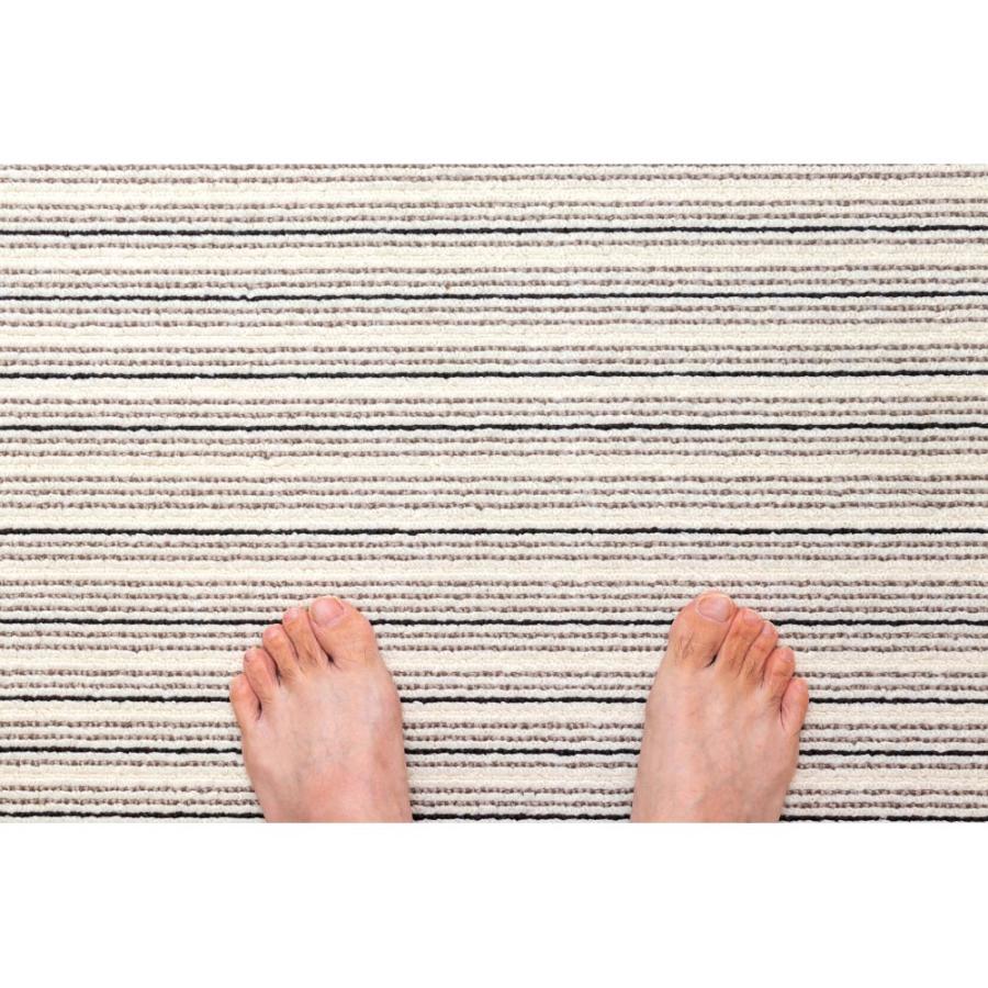ラグ マット 防音カーペット 防音マット ≪約200×200cm≫ 無染色ウールラグ ムルン 510204 【アドバンスト】