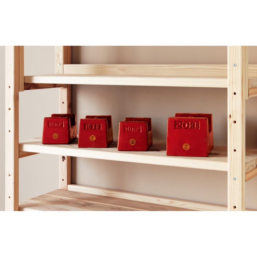 dinos（ディノス） 国産杉頑丈突っ張りラック（本棚） 幅119奥行27.5cm