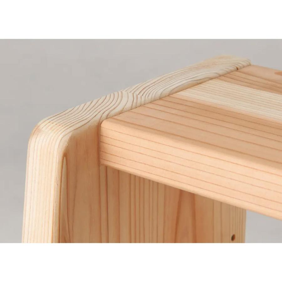 dinos（ディノス） 国産杉 薄型頑丈タワーシェルフ 幅90cm高さ179cm