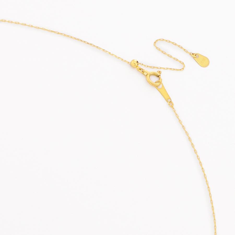 Pt/K18 0.5ctダイヤ ロングステーション ネックレス ジュエリー アクセサリー ダイヤモンド J08313 ディノスの画像