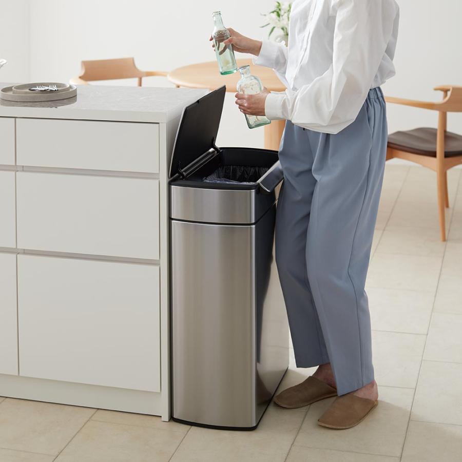 未使用品 ダストボックス 48L シンプルヒューマン dinos（ディノス） おしゃれ simplehuman/シンプルヒューマン タッチ