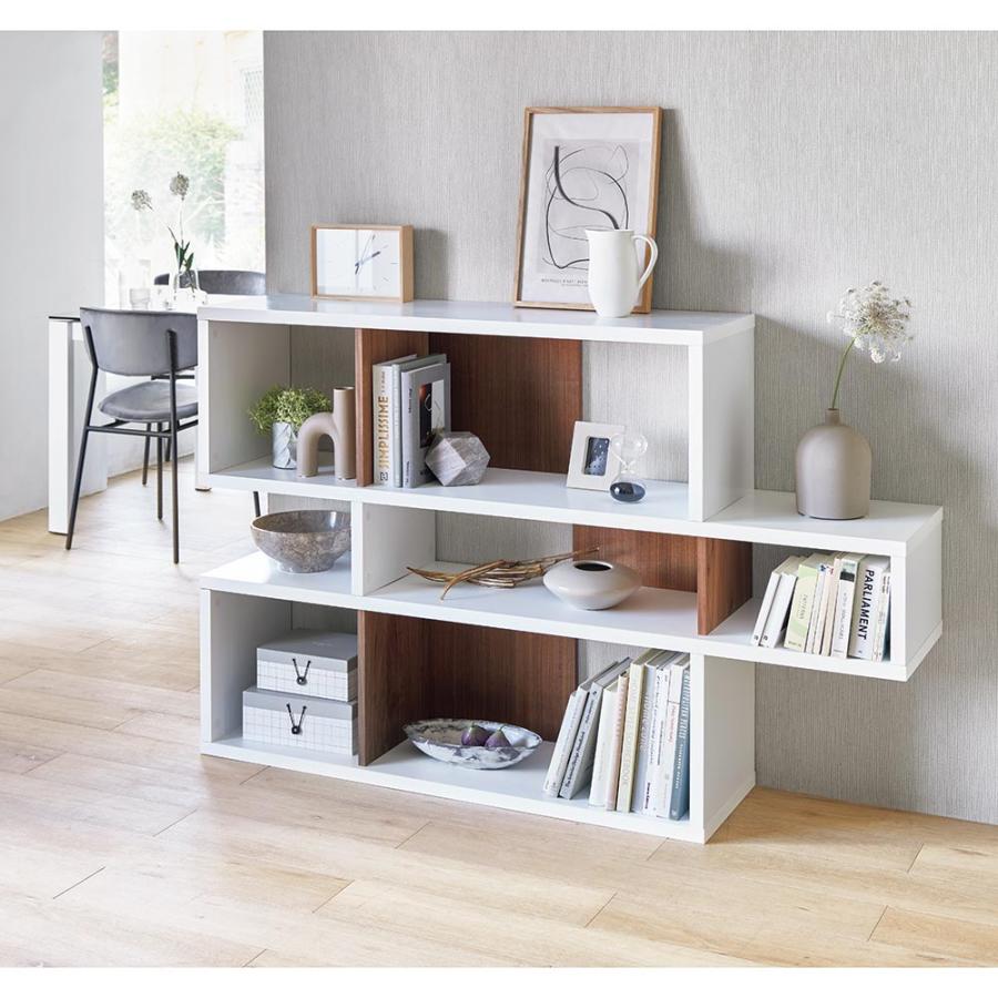 シェルフ2 ZXDTVFGN スペース用スモールブックシェルフ、2シェルフローモダン