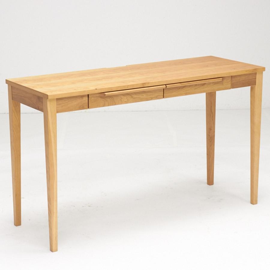 机 オフィス 事務 書斎机 Blossom（ブロッサム） チェリー天然木北欧風