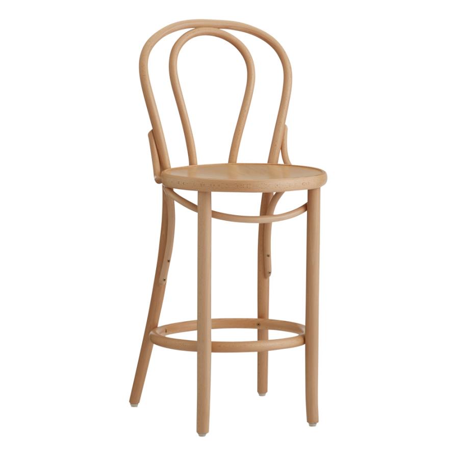 dinos（ディノス） No.18 カウンターチェア 曲げ木天然木ハイスツール