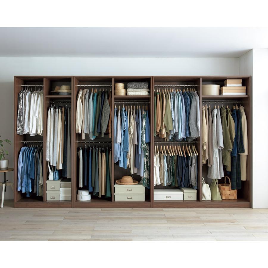 dinos（ディノス） 通気性の良い 引き戸ルーバーワードローブ 幅120cm