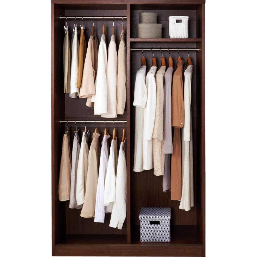 dinos（ディノス） 通気性の良い 引き戸ルーバーワードローブ 幅120cm