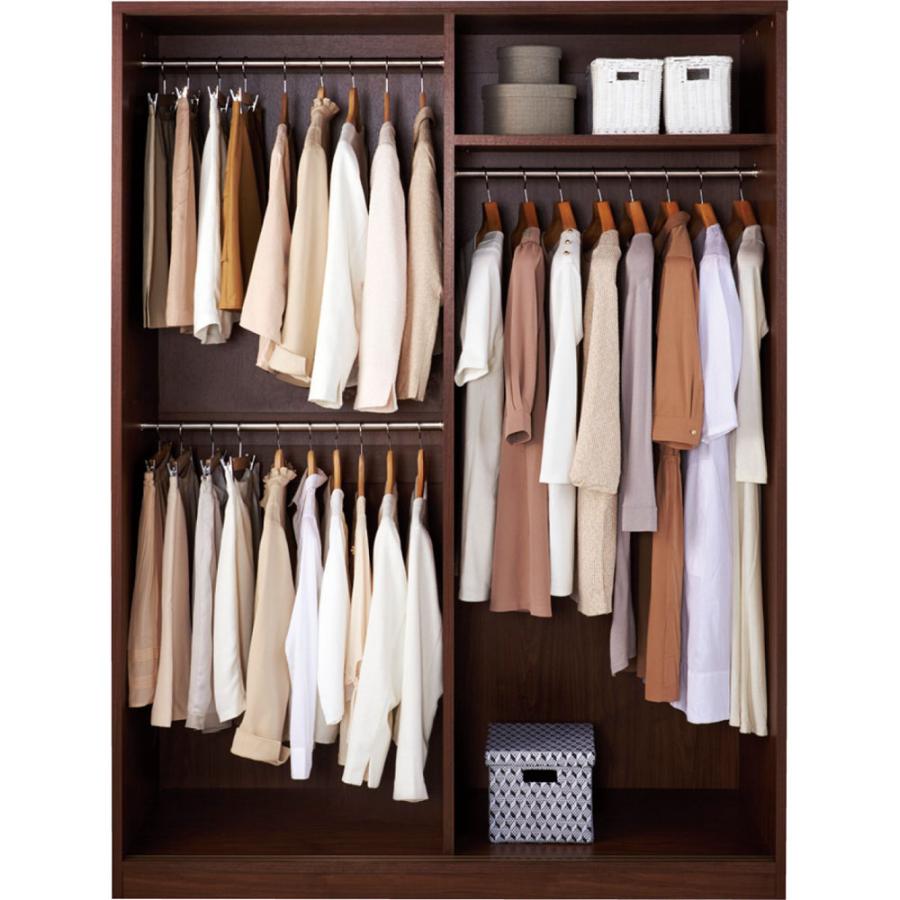 dinos（ディノス） 通気性の良い 引き戸ルーバーワードローブ 幅150cm