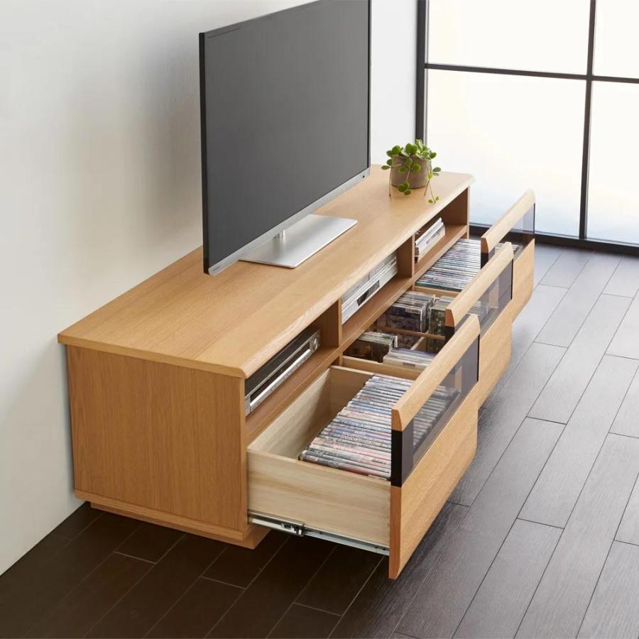 dinos（ディノス） 50 55インチ テレビ台 幅180高さ42cm 【オーク材
