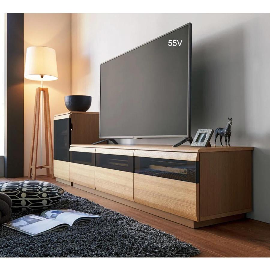 dinos（ディノス） 50 55インチ テレビ台 幅180高さ42cm 【オーク材