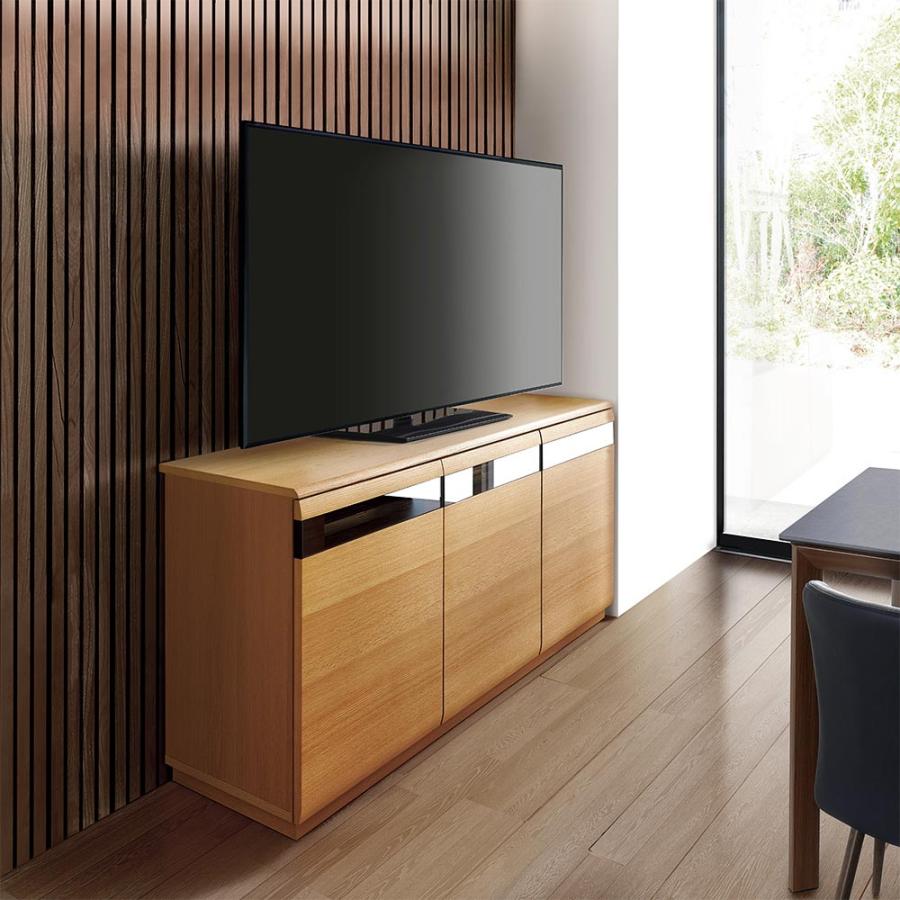 dinos（ディノス） ハイタイプテレビ台 幅150高さ75cm 【オーク材