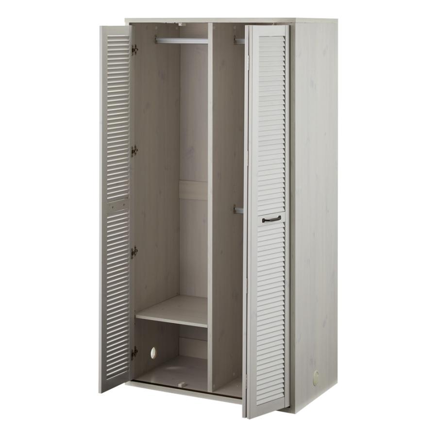 新品⭐︎大容量ワードローブ　クローゼット☆グレー 楽天市場】ワードローブ クローゼット 完成品 日本製 幅120cm 扉付き