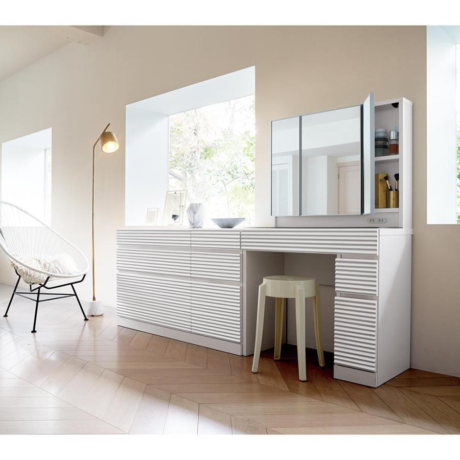 収納＆インテリア  ドレッサー LEDライト付き 楽屋ドレッサーシリーズ ドレッサー 幅78.5cm