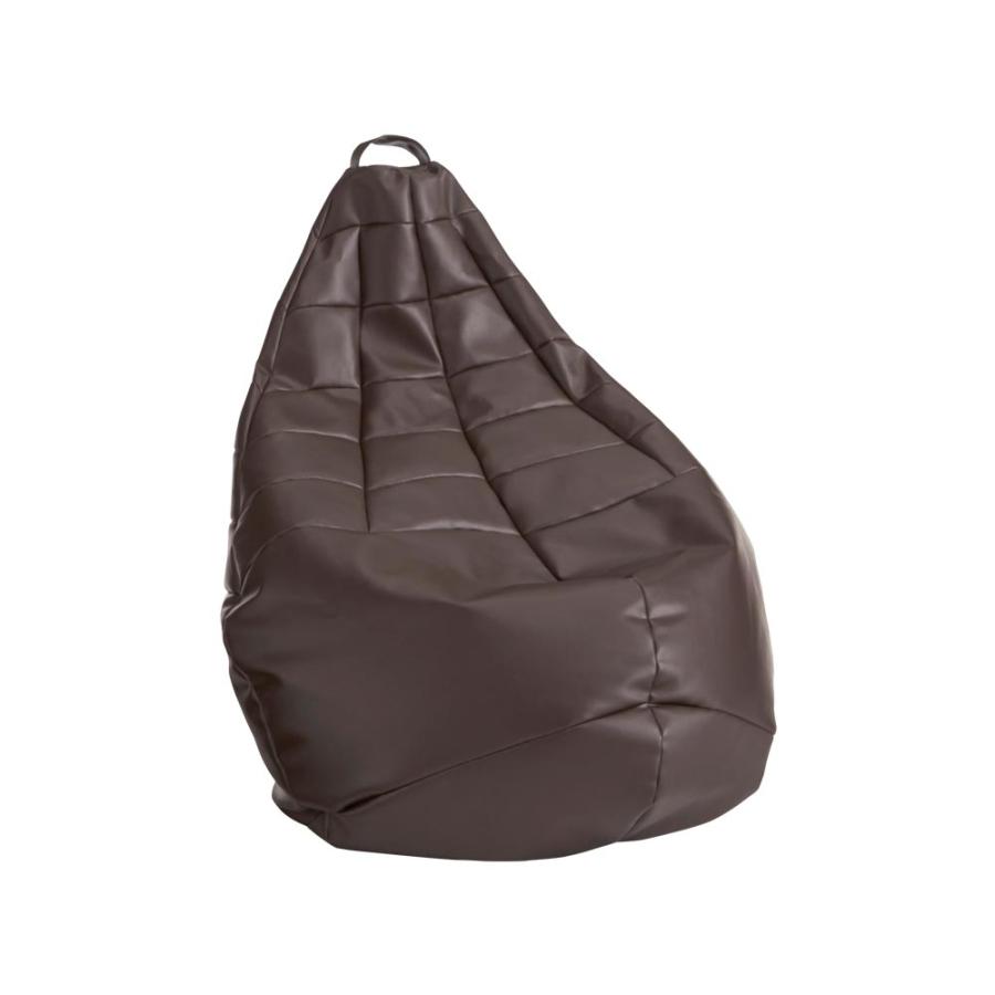 ブラウン キルティングビーズクッション　Drop2 HS DropII/エイチエスドロップ モダンビーズクッション