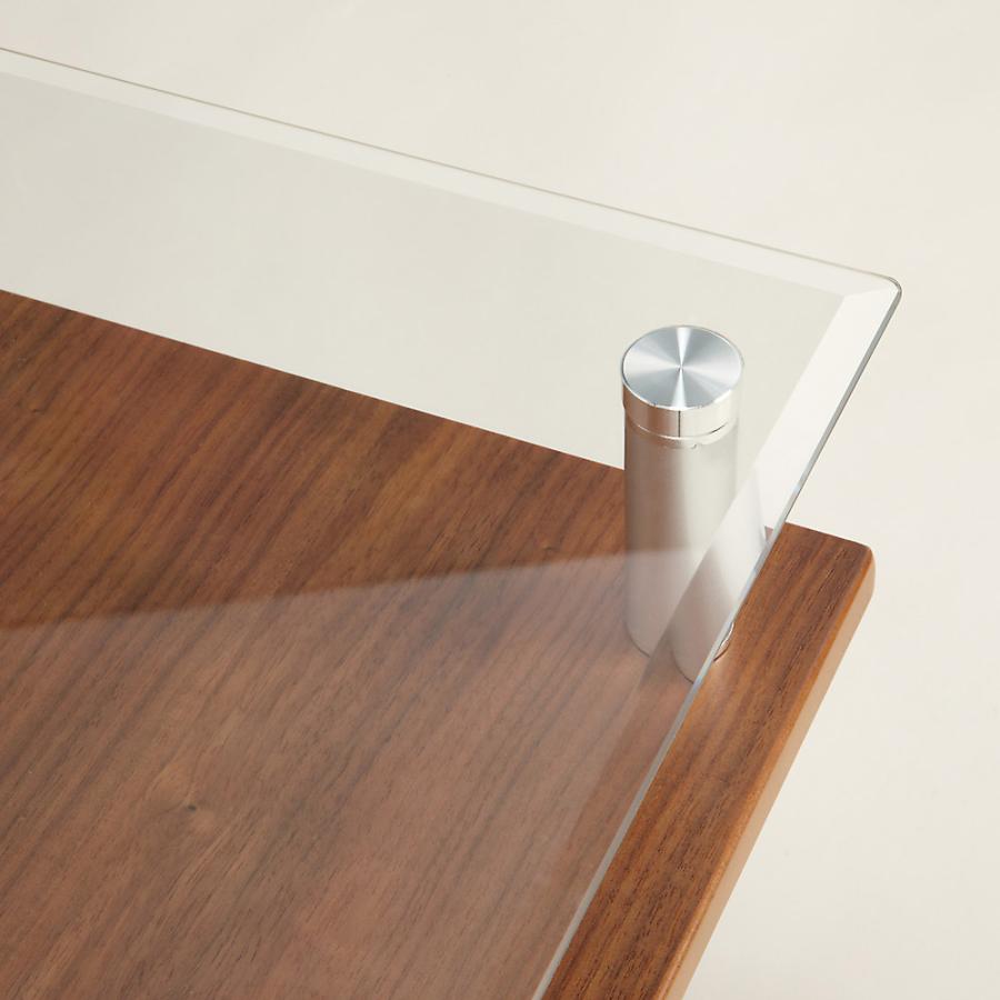 飛散防止フィルム貼りガラス 二重天板昇降式リフティングテーブル ホワイト 飛散防止フィルム貼りガラス 二重天板昇降式リフティングテーブル 幅