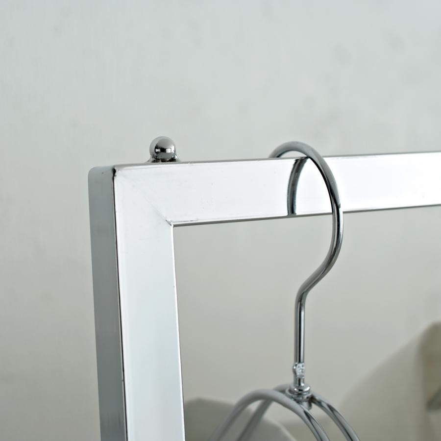dinos（ディノス） Lettre/レットル ハンガーラック シルバー 幅120cm