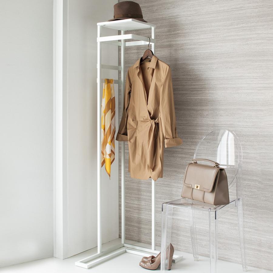 家具 収納 衣類収納 ポールハンガー Eng エング コーナーハンガーラック コートハンガー H Mozefo Com