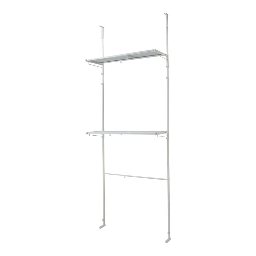 dinos（ディノス） 防水パンの段差対応 突っ張りランドリーラック 棚2