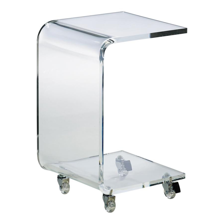 dinos（ディノス） Gel/ジェル アクリルキャスター付きサイドテーブル