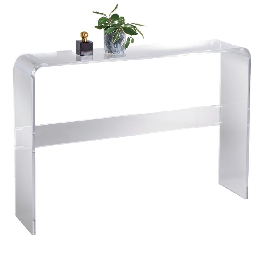 dinos（ディノス） ≪幅85cm≫Gel/ジェル アクリルコンソールテーブル