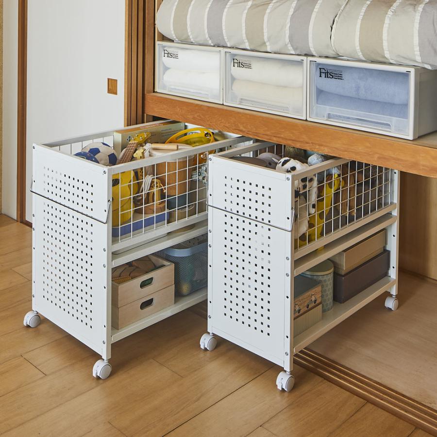 dinos（ディノス） 片付けラクラク！頑丈押し入れ収納ワゴン 幅45cm